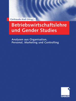 cover image of Betriebswirtschaftslehre und Gender Studies